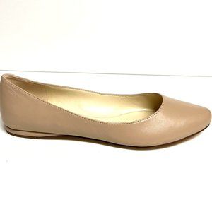 Nine West Womens Speakup Flat Natural Size 7.5Wide